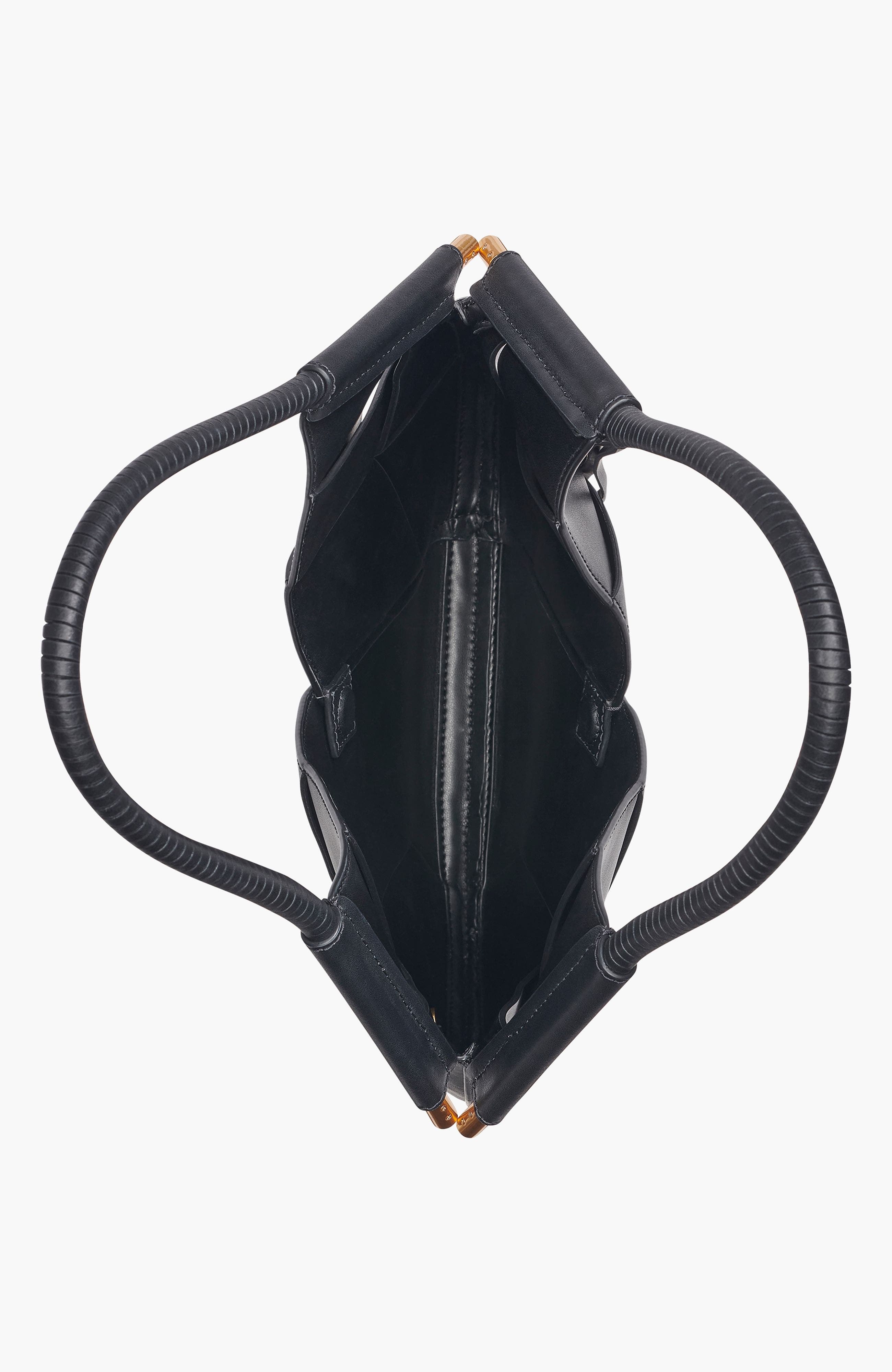 Donna Karan New York Baldwin Large Woven Mini Shoulder, Alternate, color, Blk/Gold