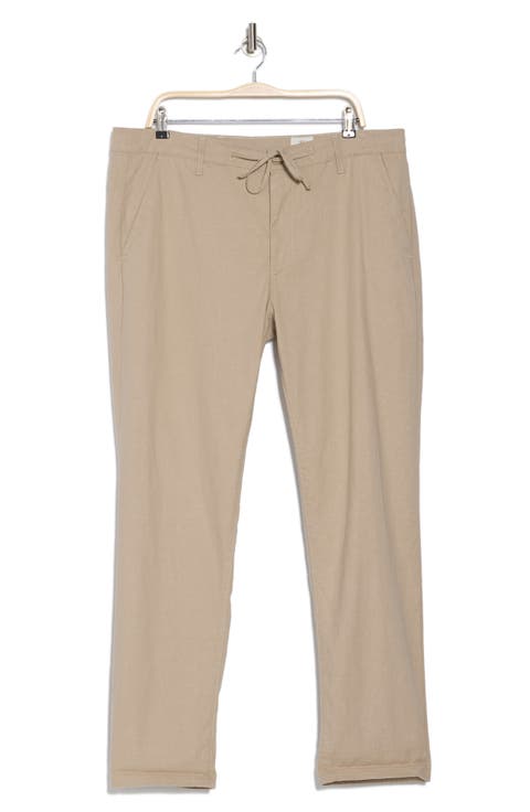 Drawstring Slim Chino Pants