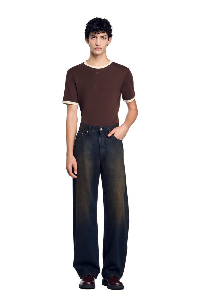 SANDRO Baggy jeans, Alternate, color, 