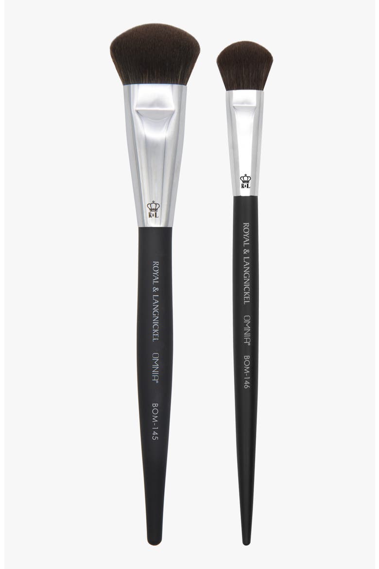 Complexion Brush Duo Bundle, Main, color, Black