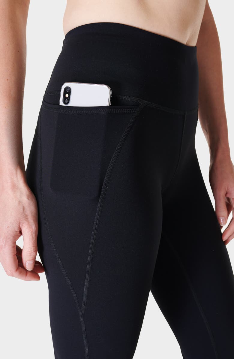 Sweaty Betty Power Workout Flare Leggings, Alternate, color, Black