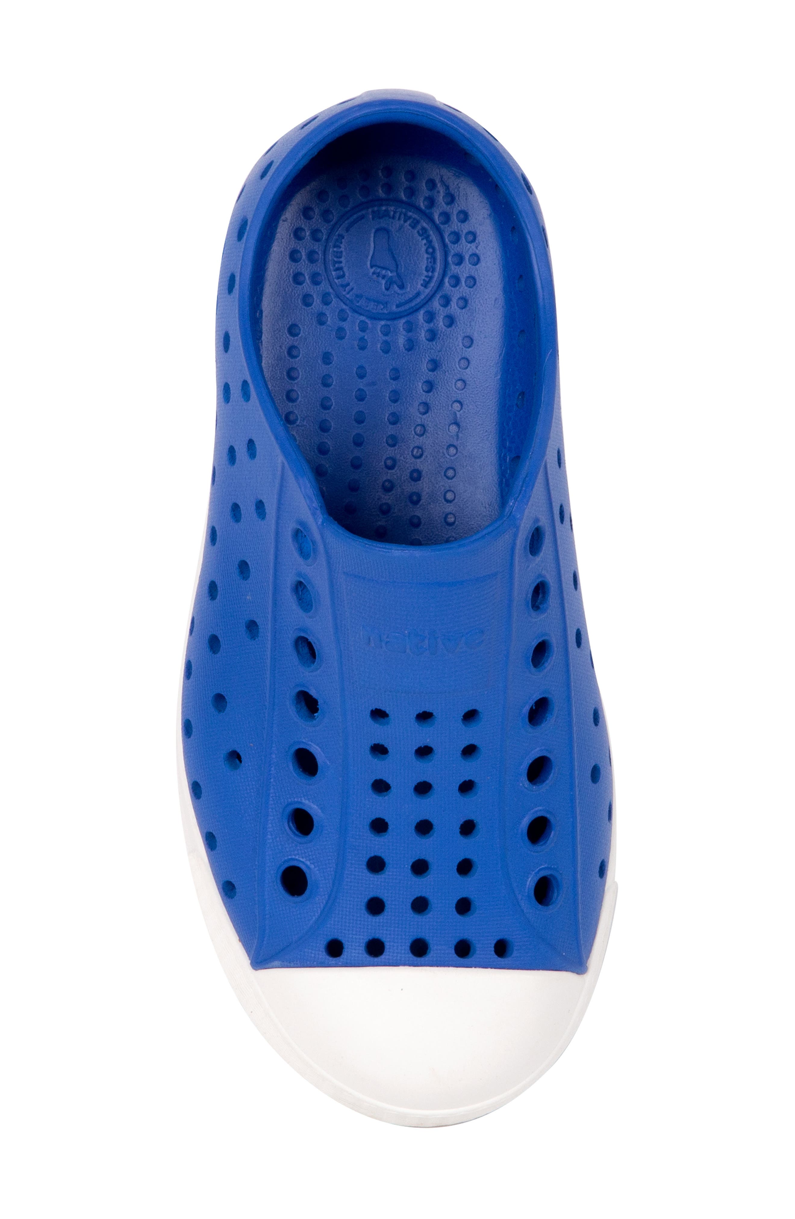 Kids' Jefferson Water Friendly Slip-On Sneaker, Alternate, color, UV BLUE/ SHELL WHITE