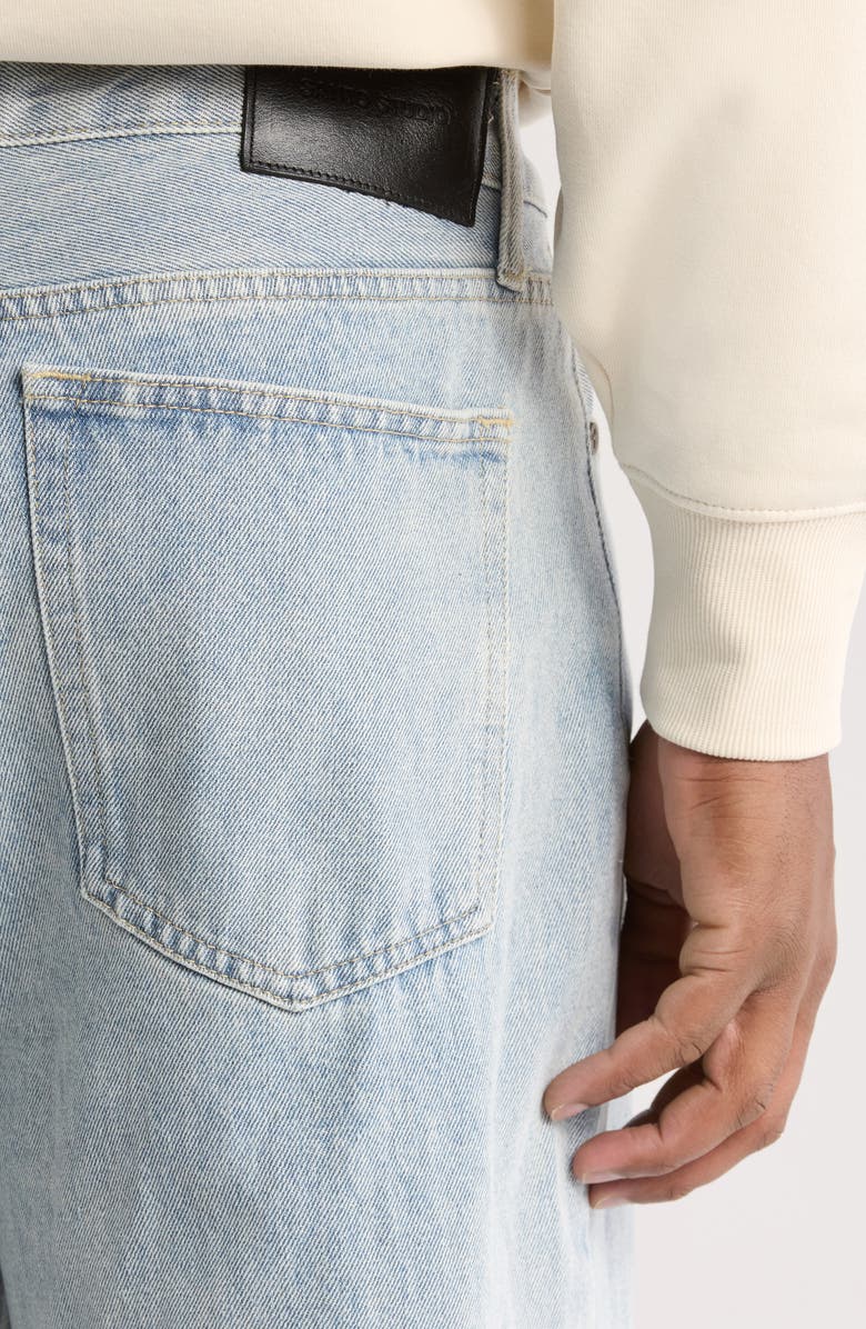 SANTO STUDIO Roma Regular Straight Leg Jeans, Alternate, color, Indigo Stone Washed