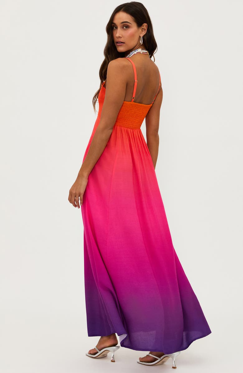 Beach Riot Rianne Ombré Colorblock Cover-Up Dress, Alternate, color,