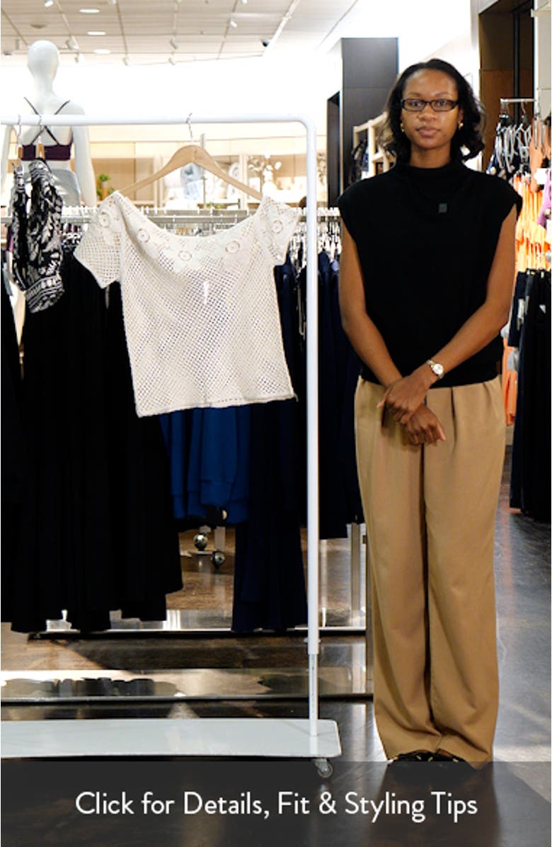 Valerie Open Stitch One-Shoulder Top, sales video thumbnail