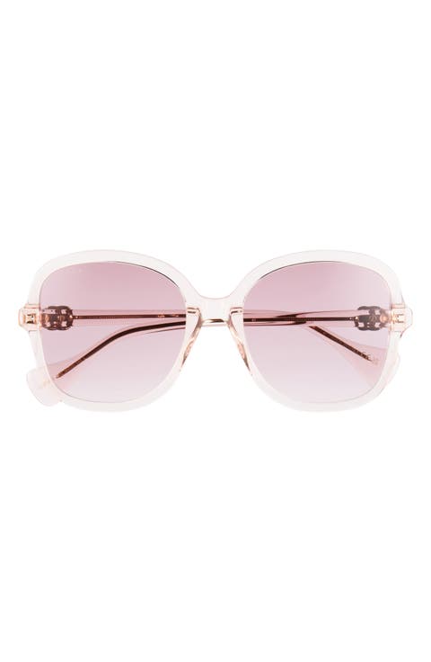 56mm Round Sunglasses