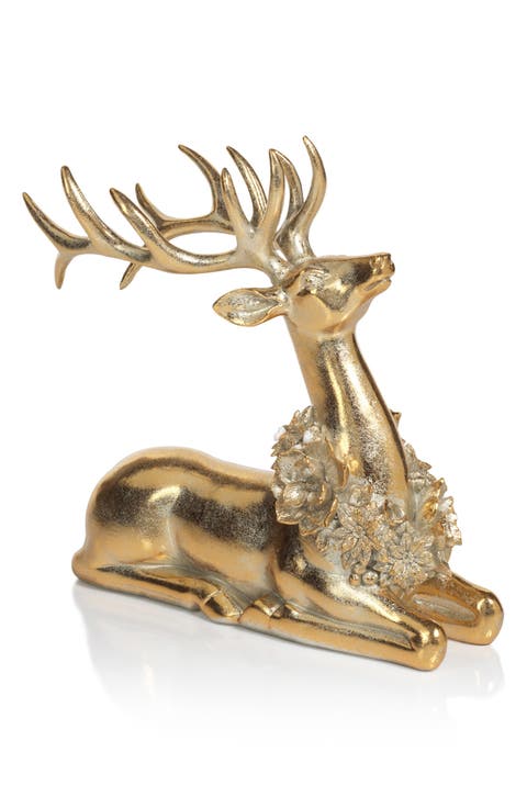 Clara Golden Deer Figurine