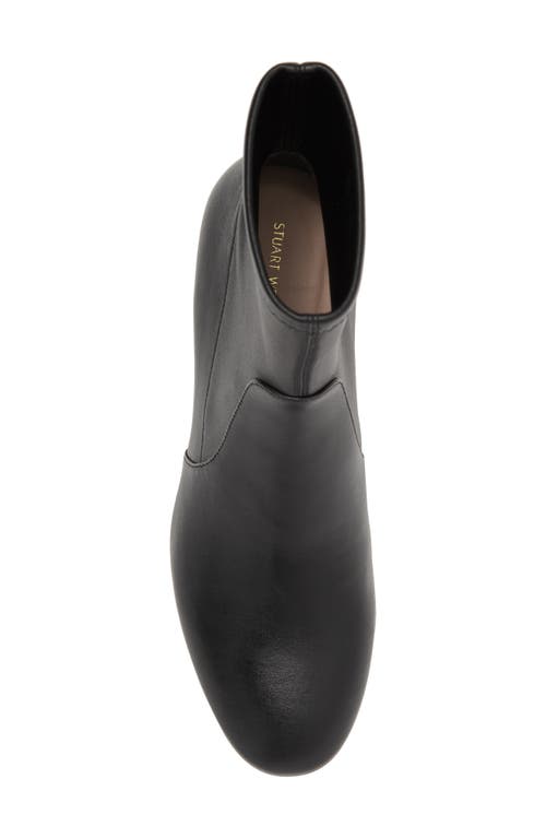 Stuart Weitzman Sofia Stretch Bootie In Black