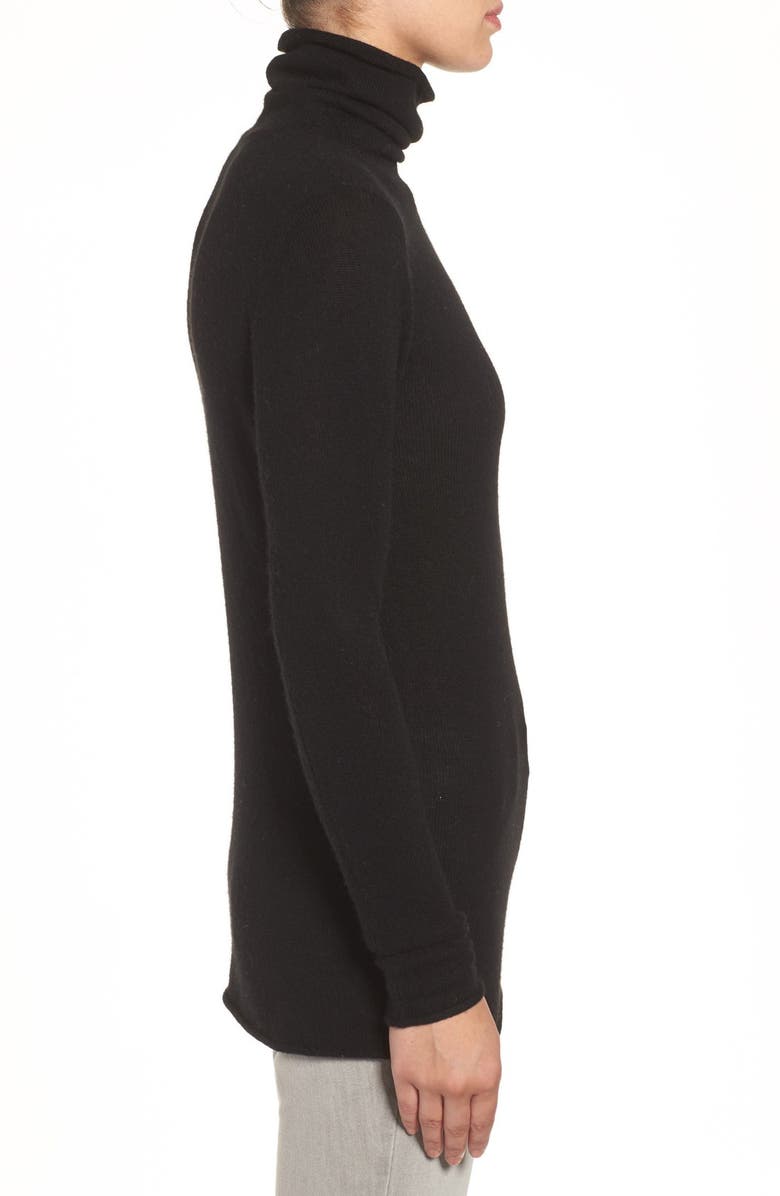 Halogen<sup>®</sup> Wool & Cashmere Funnel Neck Sweater, Alternate, color, 