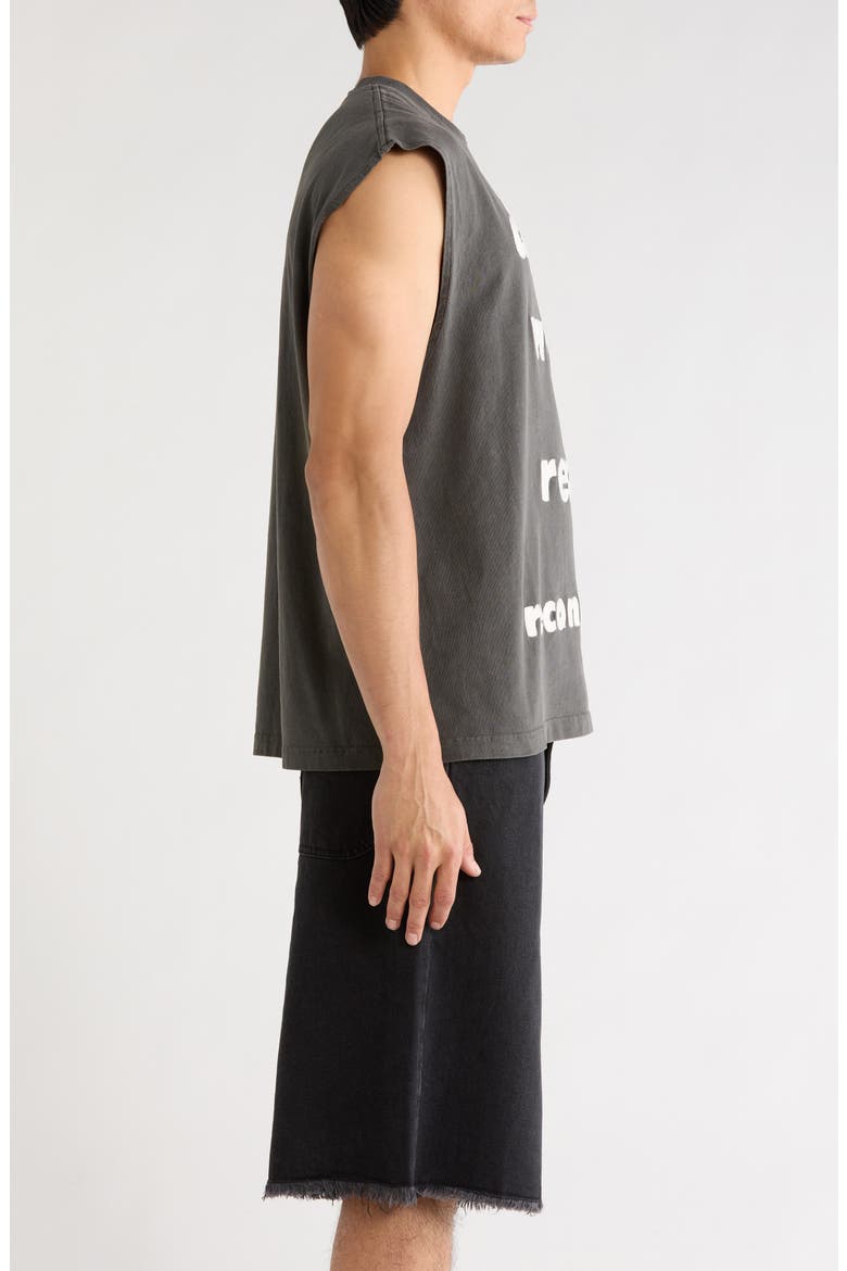 Do the Work Graphic Cotton Tank, Alternate, color, BLACK