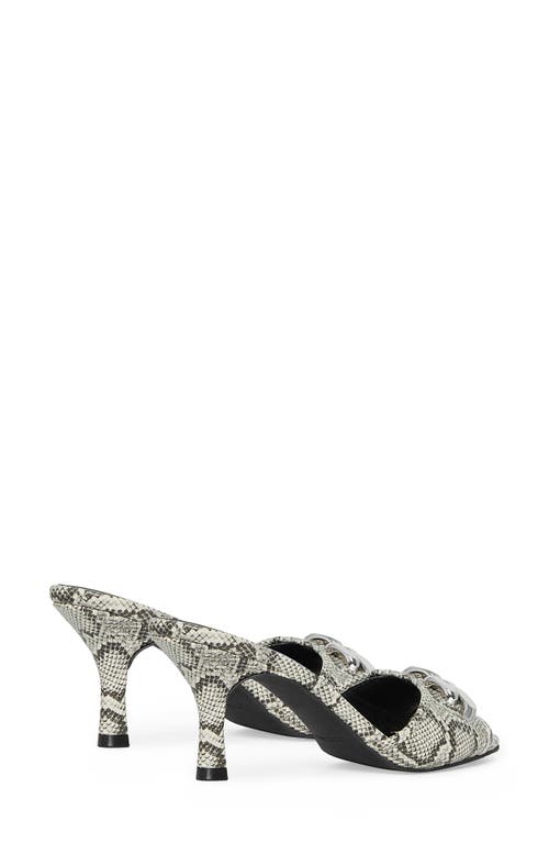Rebecca Minkoff Chain Leather Mule In Multi