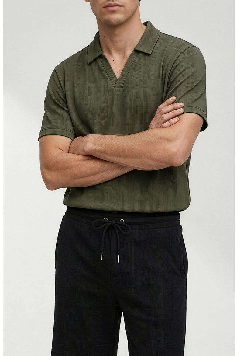 Ribbed Jonny Collar Polo, Alternate, color, OLIVE