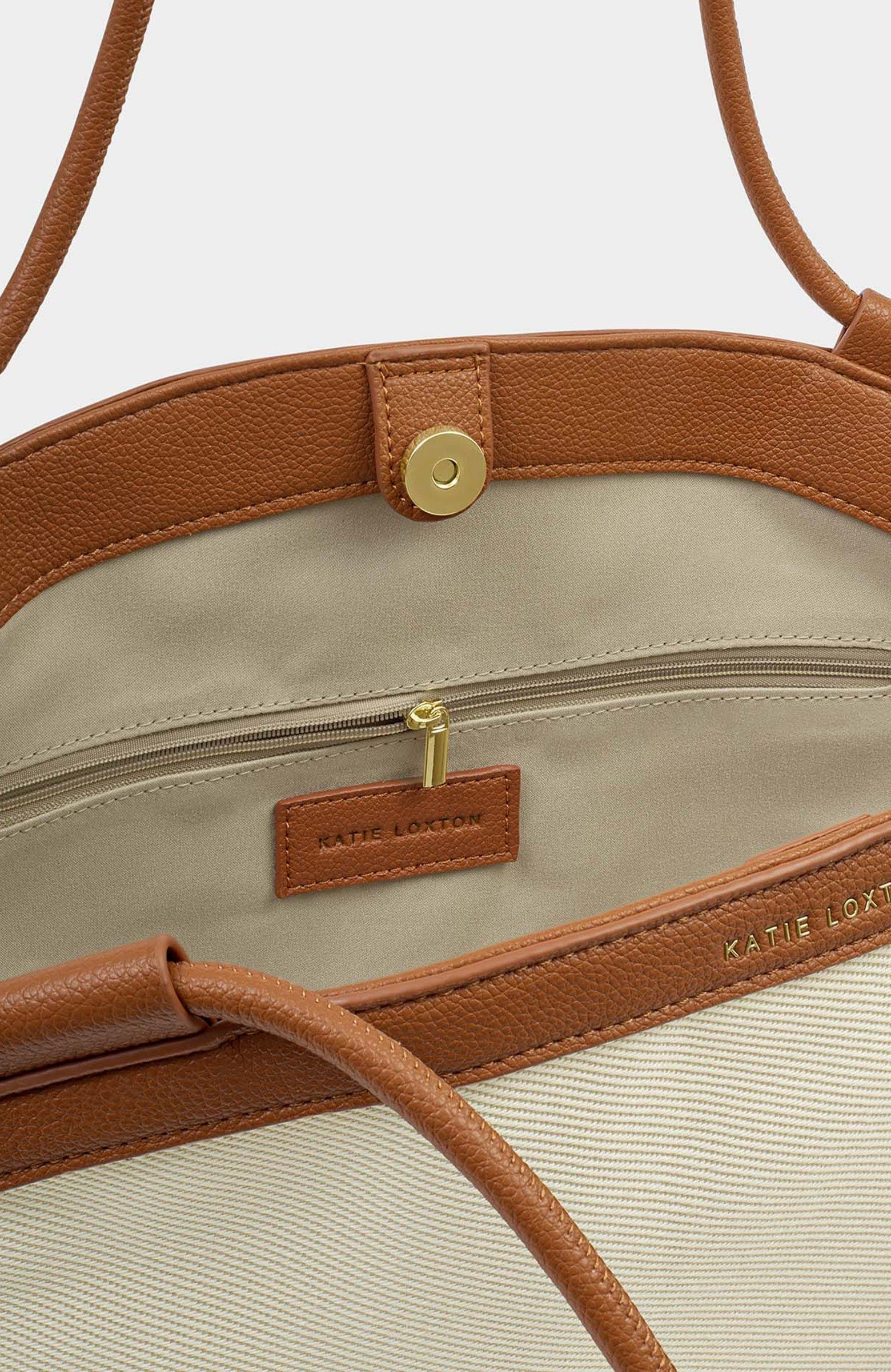 Katie Loxton Florence Tote Bag, Alternate, color, Cognac