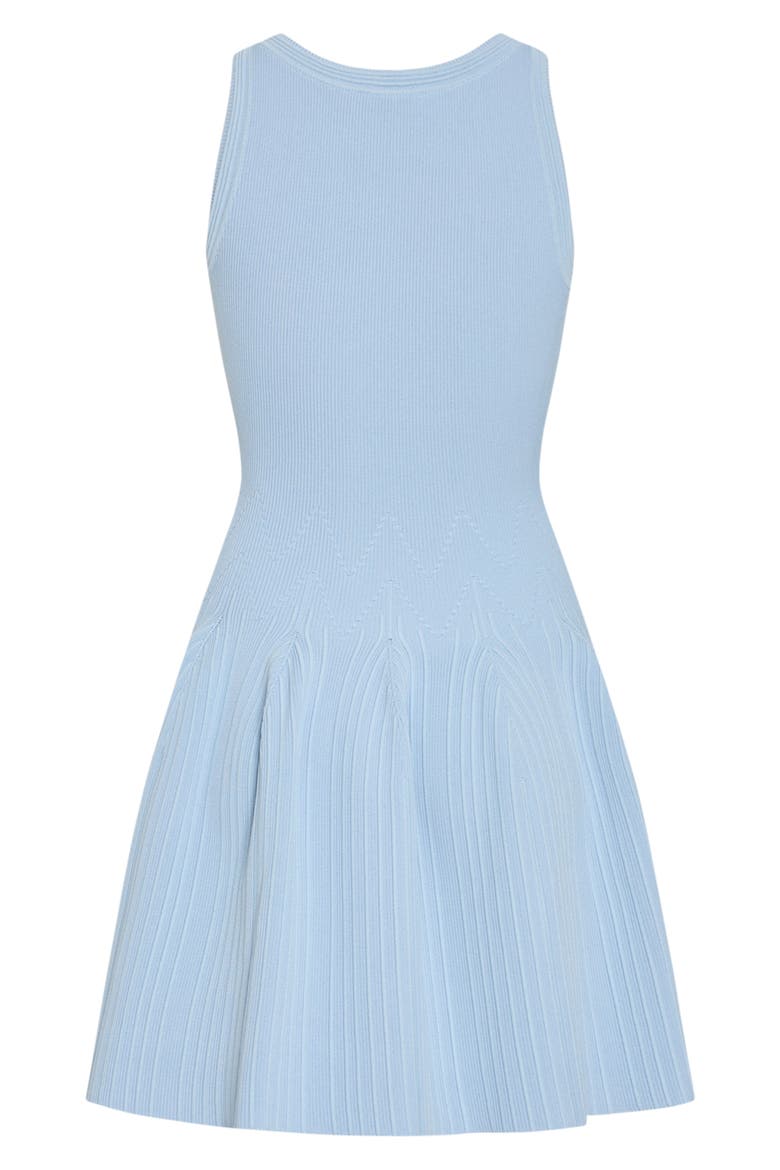 Marea Sleeveless Fit & Flare Sweater Dress, Alternate, color, LIGHT BLUE