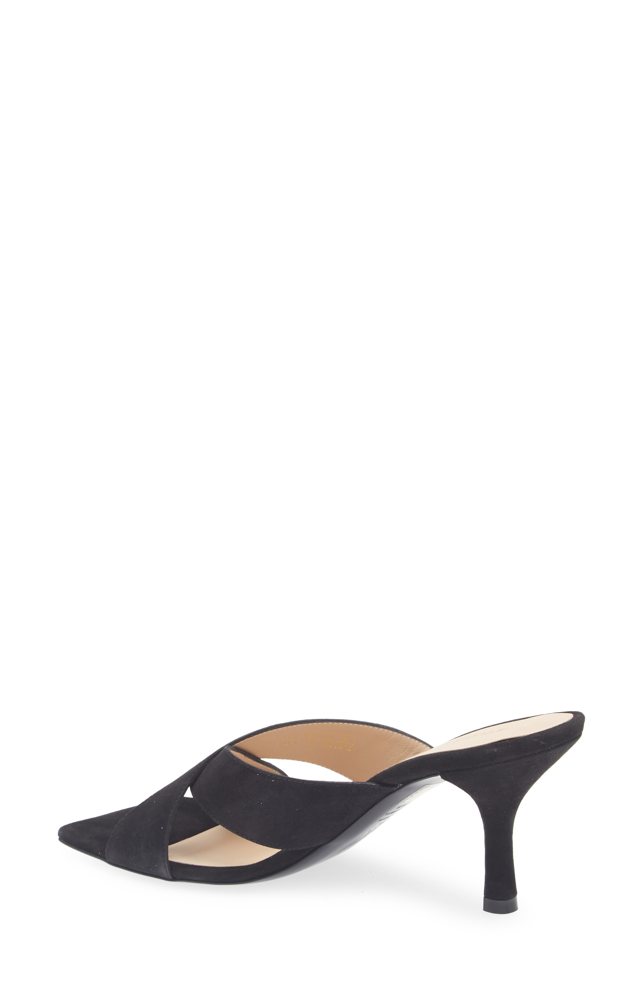Dayna Slide 75 Sandal, Alternate, color, BLACK SUEDE