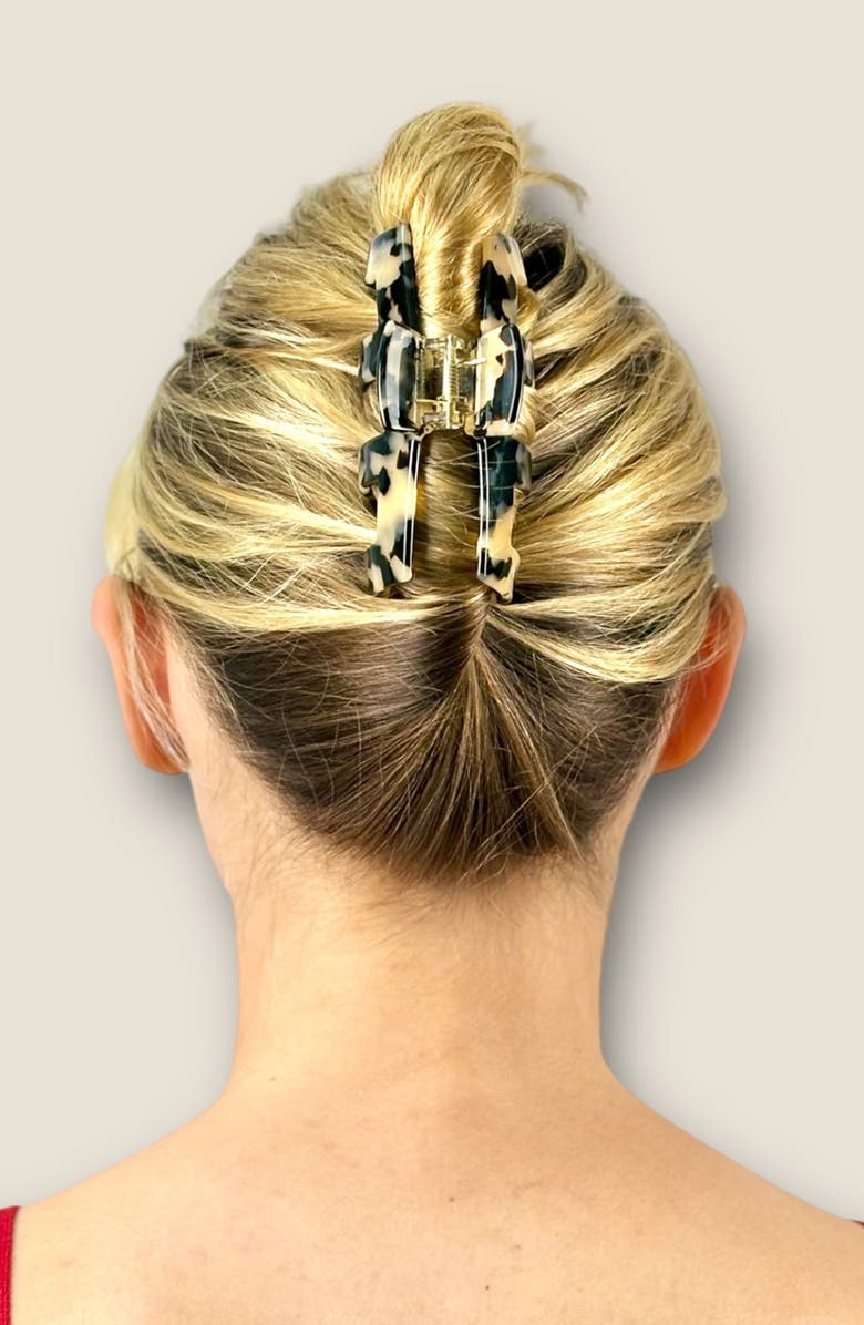 Ficcare Mae Claw Clip, Alternate, color, Ivory Tokyo