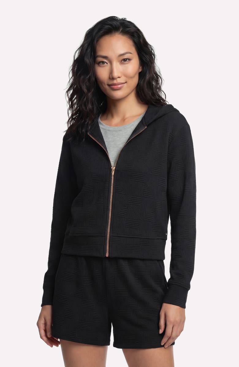 SKECHERS GOWALK Everywhere Diamond Full Zip Jacket, Alternate, color, Bold Black