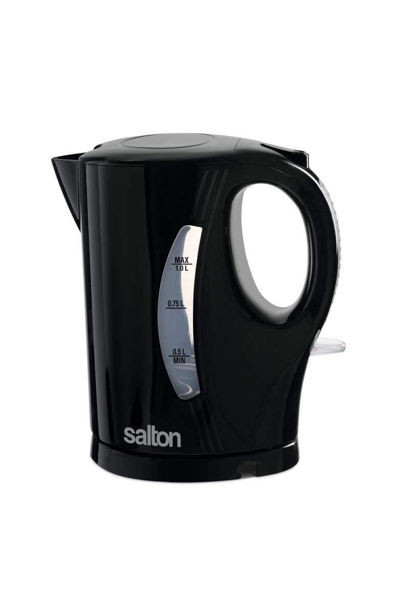 Salton Cordless Electric Kettle, Main, color, Black
