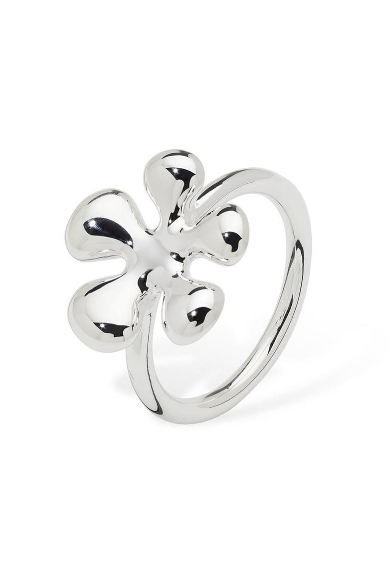 Raised Splash Ring, Main, color, Sterling Silver