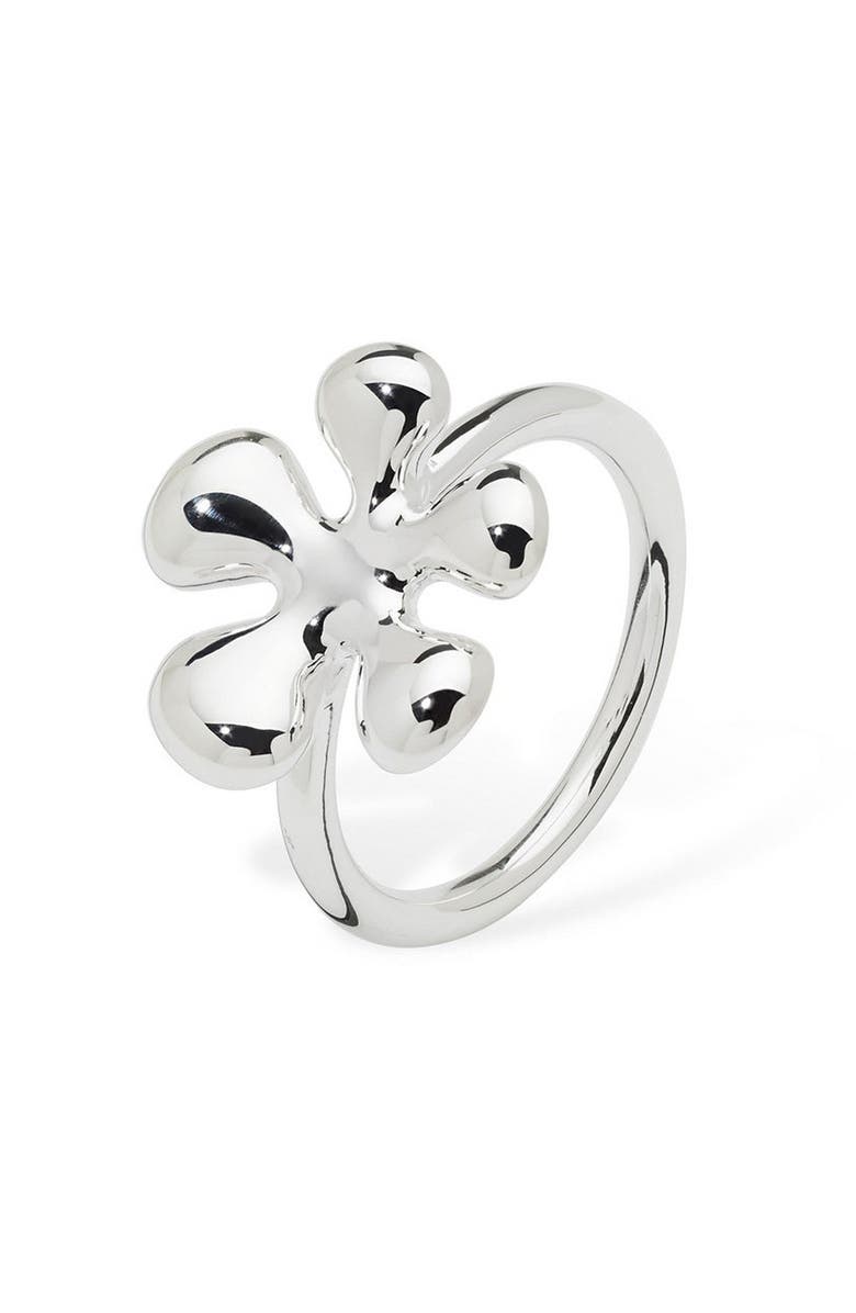 Lucy Quartermaine Raised Splash Ring, Main, color, Sterling Silver