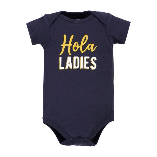 Hudson Baby Essential Cotton Bodysuits 5-piece Set In Multi