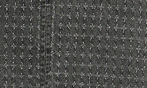 Ichi Faded Denim A-line Skirt In Washed Black