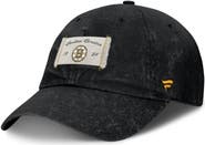 FANATICS Women's Fanatics Black Boston Bruins Heritage Away Game Adjustable Hat