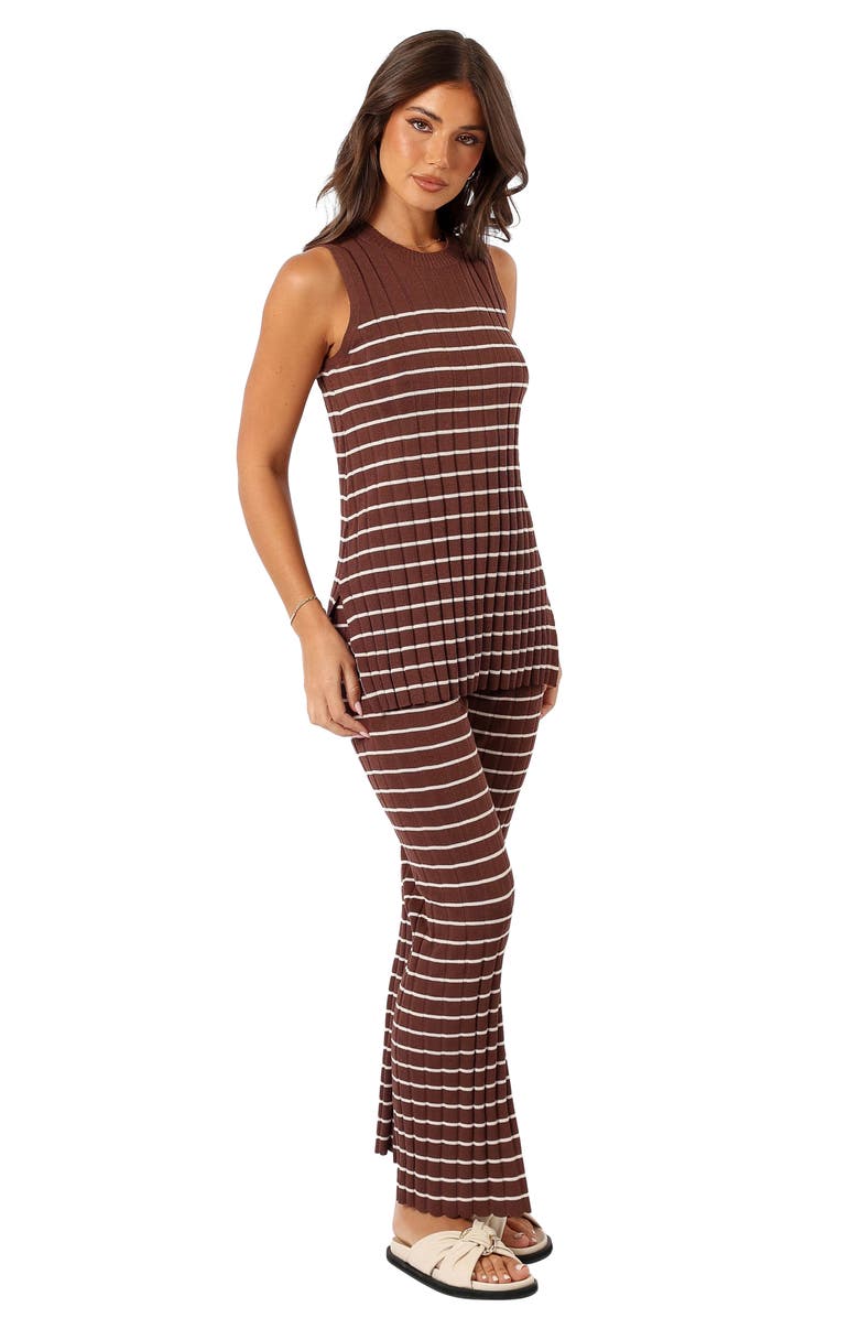 Petal & Pup Saralynn Stripe Sleeveless Knit Top & Pants Set, Alternate, color, 