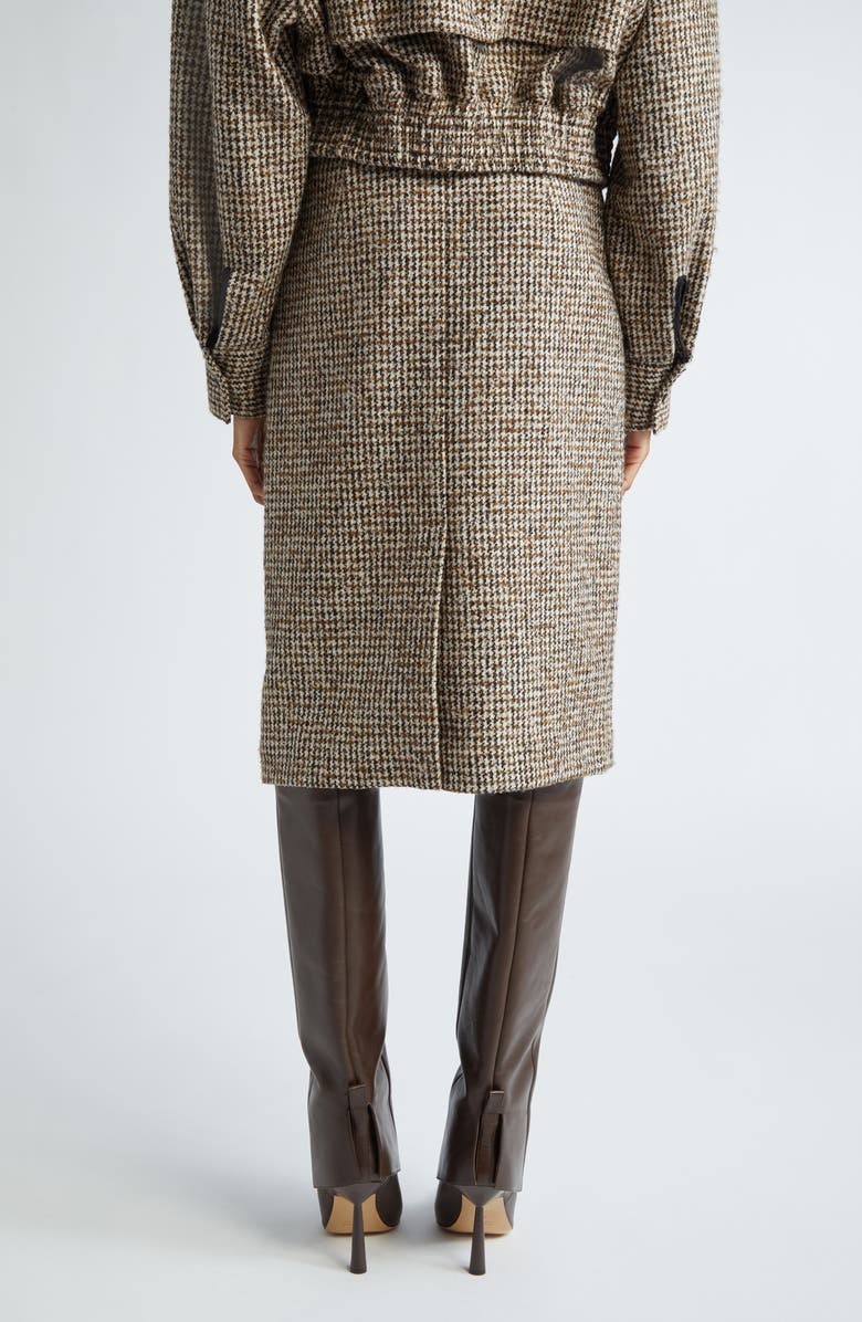 A.L.C. Cara Houndstooth Pencil Skirt, Alternate, color,