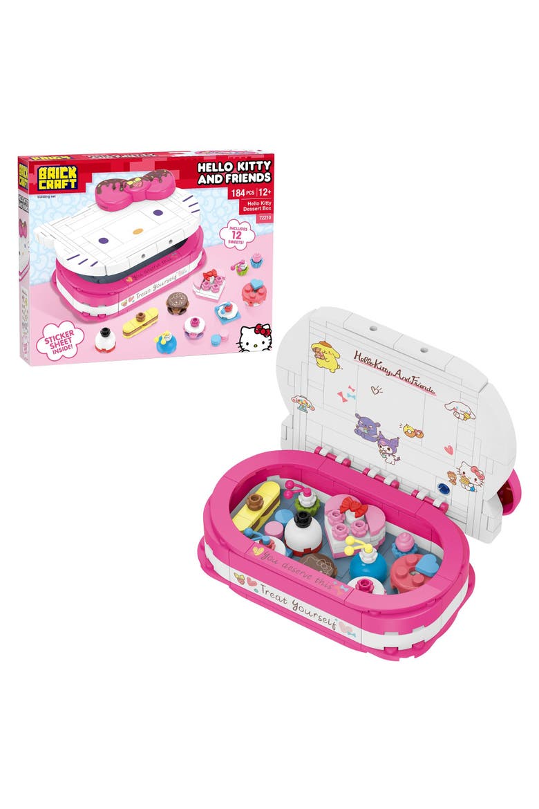 Hello Kitty Dessert Box Building Set, Main, color, Red