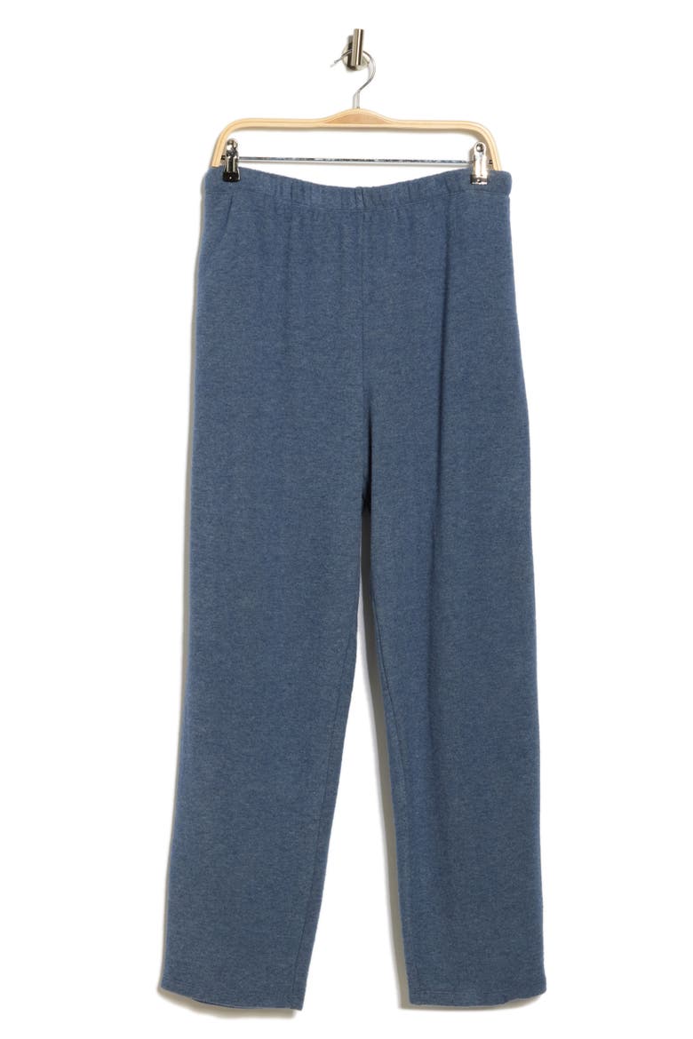 Hacci Knit Pull-On Pants, Alternate, color, INDIGO HEATHER