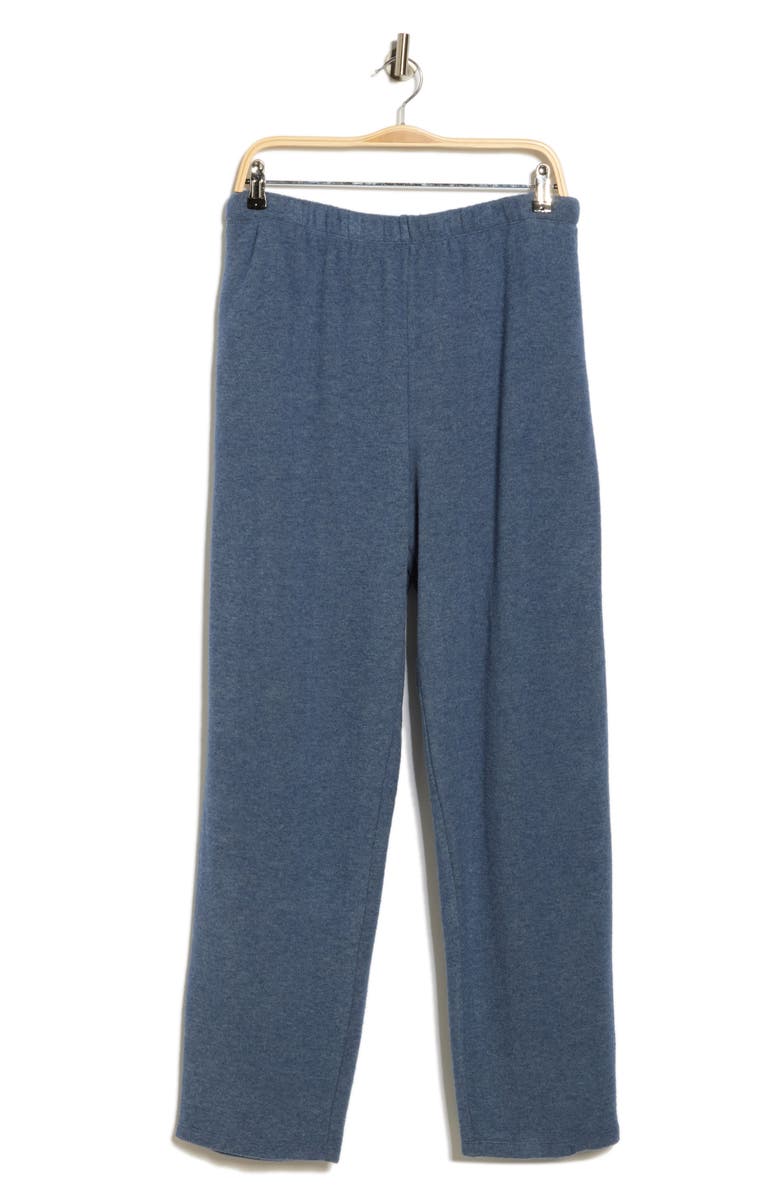 RUBY RD Hacci Knit Pull-On Pants, Alternate, color, Indigo Heather