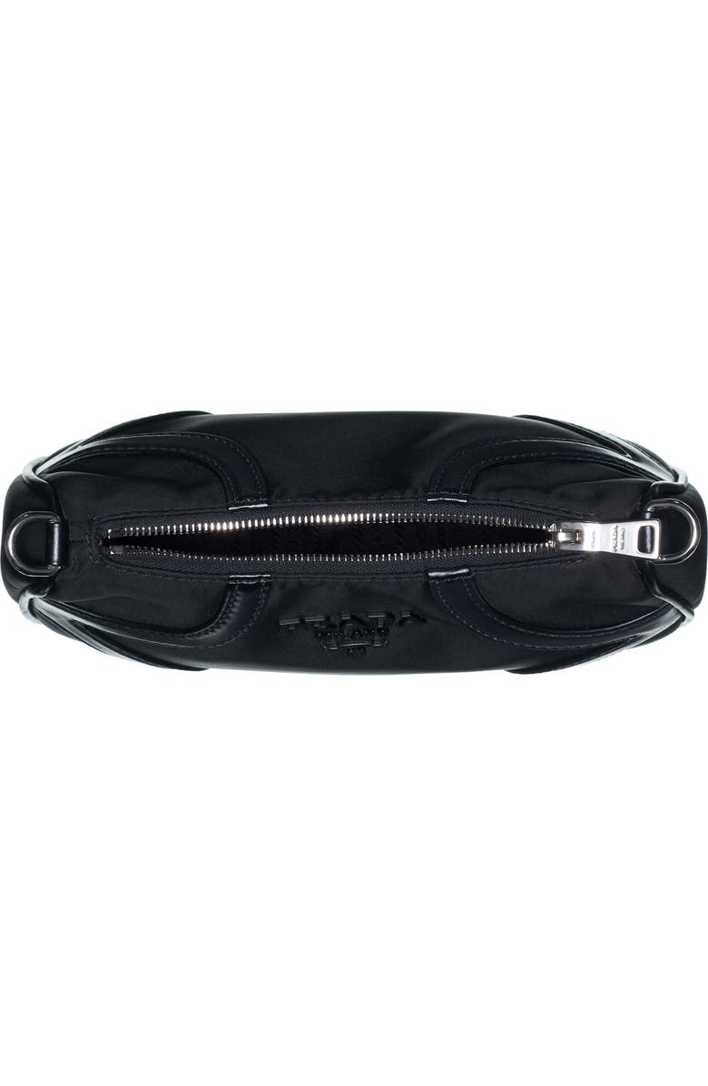 Prada Nylon & Leather Baguette Bag, Alternate, color,