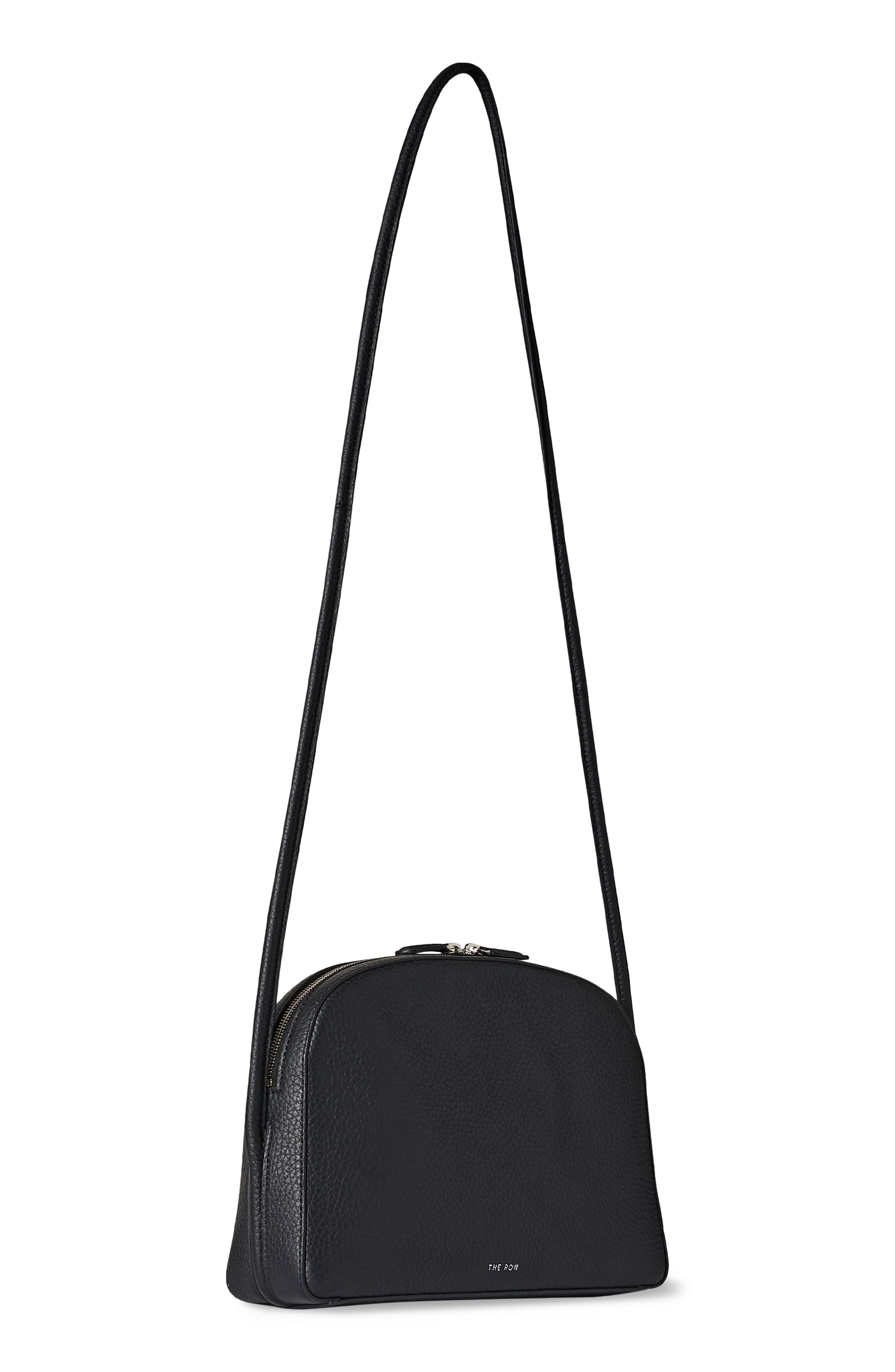 The Row Single Mignon Leather Crossbody Bag, Alternate, color, 