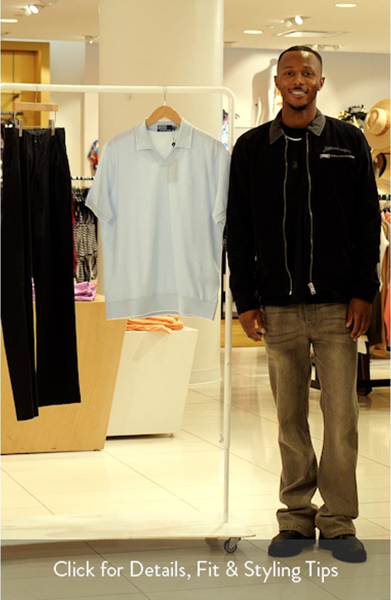 Jacquard Mesh Polo Shirt, sales video thumbnail