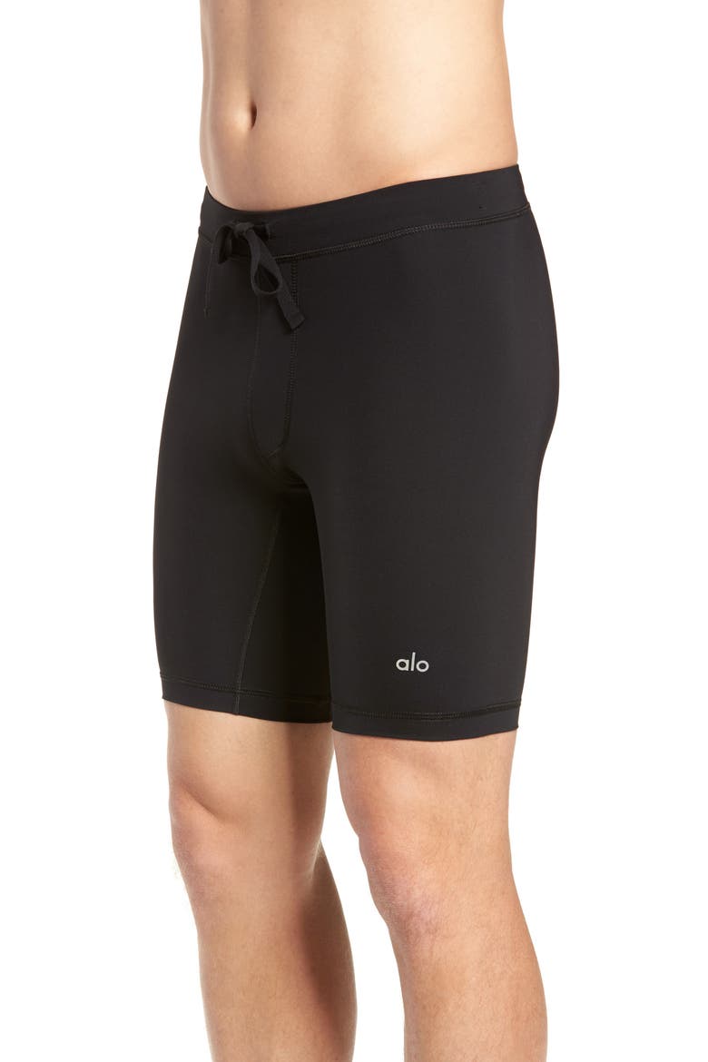 Warrior Compression Shorts, Alternate, color, JET BLACK