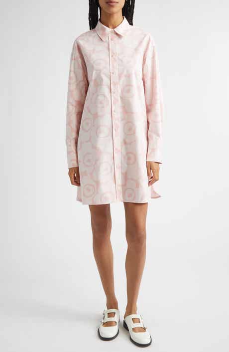 Kuvitelma Unikko Long Sleeve Cotton Poplin Shirtdress