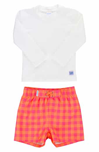 Sunset Sorbert Long Sleeve Two-Piece Rashguard Swimsuit
