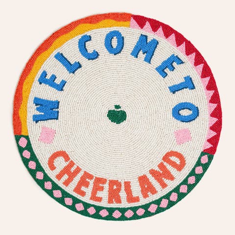 Dadri Beadded Placemat Cheerland 14 In