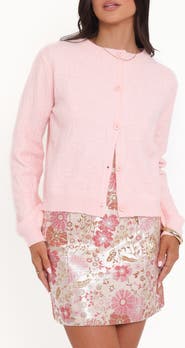 Petal & Pup Floral Jacquard Cardigan