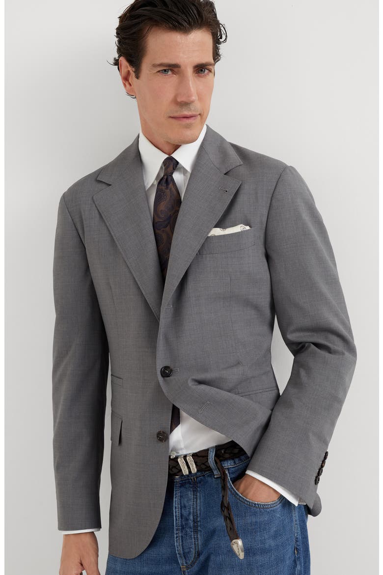 Deconstructed blazer, Alternate, color, Grey