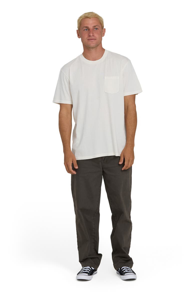 Essential Cotton Pocket T-Shirt, Alternate, color, OFF WHITE