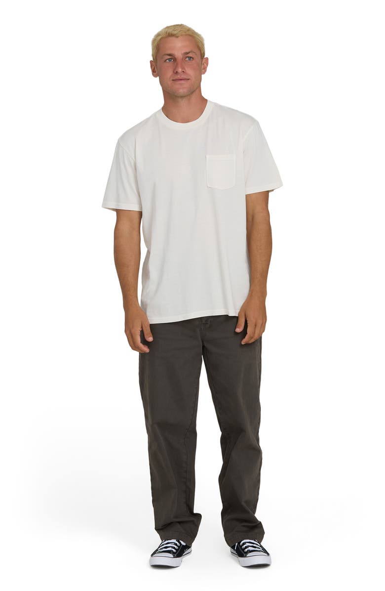 Billabong Essential Cotton Pocket T-Shirt, Alternate, color, Off White