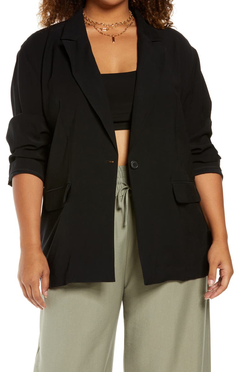 Open Edit Lightweight Blazer, Main, color,