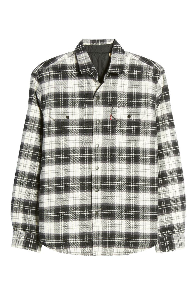 Levi's® Jackson Regular Fit Shirt Jacket, Alternate, color, ARCHER QUIET SHADE BLACK