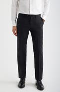 Berle Flat Front Tropical Weight Wool Dress Pants
