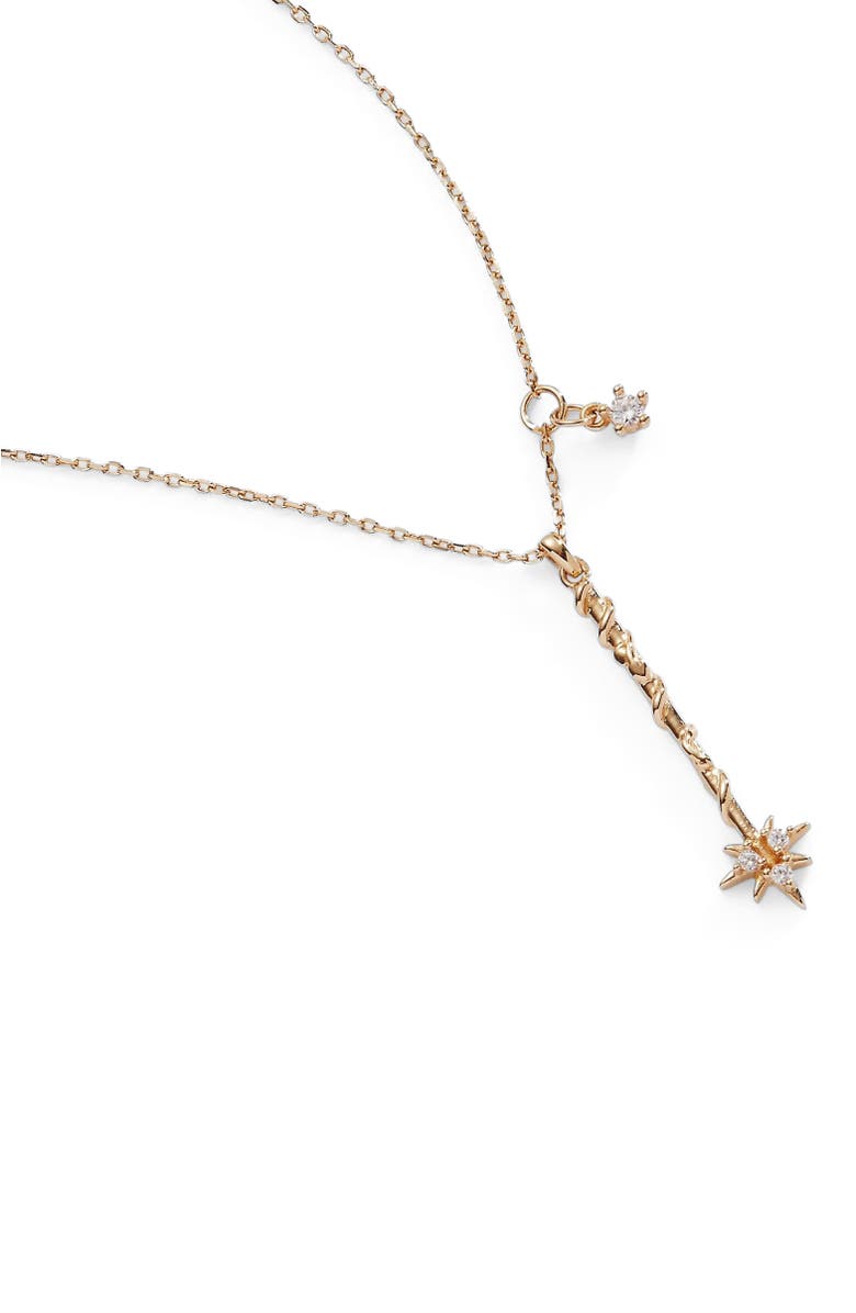 Alex and Ani Harry Potter<sup>™</sup> Hermione Wand  Necklace, Alternate, color, Gold