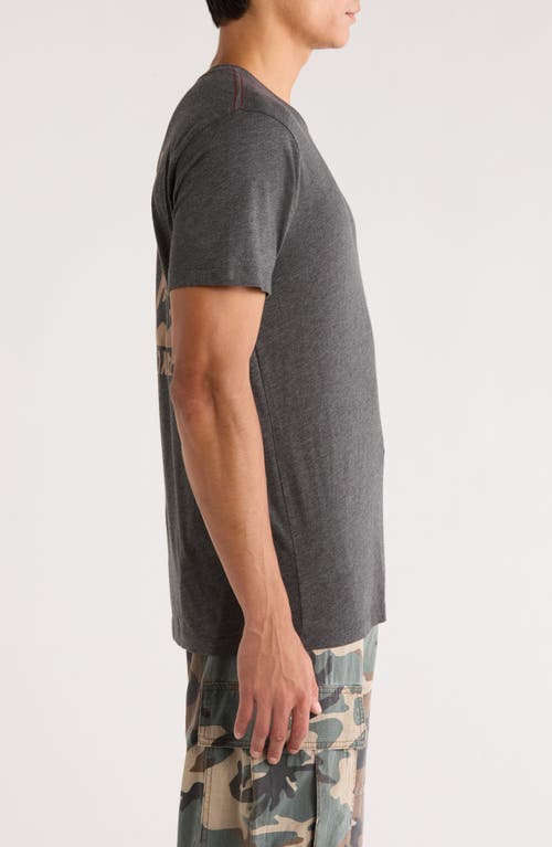 Rvca Las Cruces Graphic T-shirt In Gray
