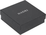 Nadri Liz Cubic Zirconia Inside Out Hoop Earrings