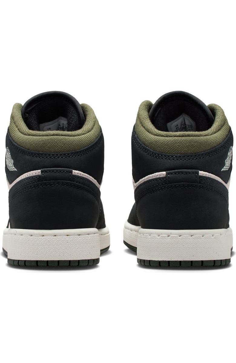 Nike Kids' Air Jordan 1 Mid Sneaker, Alternate, color, 102 Ltowbr/Offnor